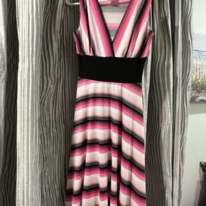 Beautiful polyester/spandex woman’s 3/4 dress
